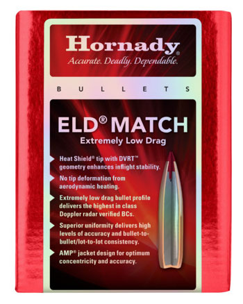 HORN BLT 6.5MM .264 140GR ELD MATCH 500/6 - New at BHC